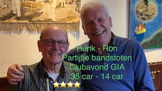 Bandstoten Henk Hofland 35  Ron Bredie 14 clubavond Kijk en 🆎 [upl. by Savihc]