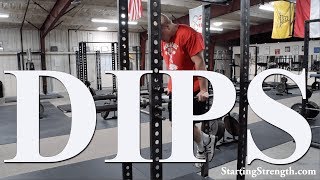 How to do Dips with Mark Rippetoe [upl. by Nyahs194]