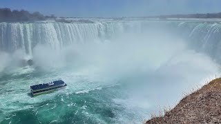 NIAGARA FALLS Canada 4K🇨🇦 Walking from Canada–United States border to Niagara Horseshoe Falls [upl. by Smiley]