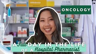 A FULL day in the life of a hospital pharmacist  HematologyOncology Chemotherapy Infusion Clinic [upl. by Lamarre]