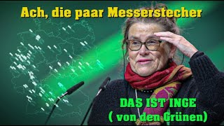 DIE GRÜNE INGE🤮Grünen Politikerin verhöhnt Opfer von massiver Messergewalt [upl. by Lenad]