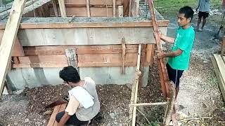 Building our coconut drying oven Vol 4 [upl. by Ardnekat]