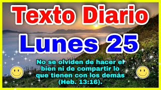 Texto diario lunes 25 de septiembre 2023 ✅ texto diario 🔴 TEXTO DIARIO de Hoy [upl. by Sayers]