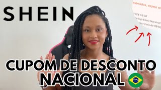 CUPOM DE DESCONTO NACIONAL DA SHEIN PARA AGOSTO [upl. by Laius]