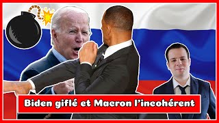 TA25  Biden giflé Macron l’incohérent et Loukachenko en renfort [upl. by Bink]