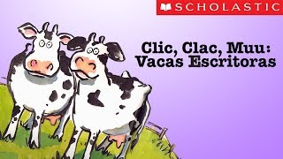 Scholastics Click Clack Moo Cows that Type Español [upl. by Bambie]