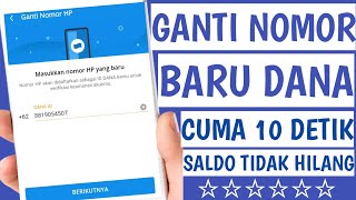 Cara Mengganti Nomor Dana Yang Sudah Tidak Aktif Agar Saldo Tidak Hilang [upl. by Salokkin644]