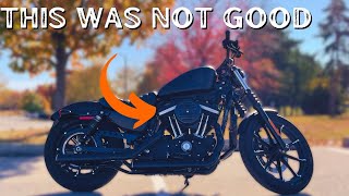 Harley Davidson Iron 883  Beginners Experience [upl. by Sisson675]