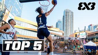 Amazing Moves 🔥  TOP 5  FIBA 3x3 ABA Edmonton Challenger 2022 [upl. by Khudari]