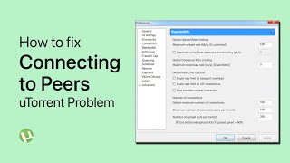 Fix uTorrent “Connecting to Peers” Problem  Not Downloading [upl. by Ettevroc]