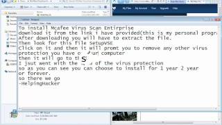 McAfee VirusScan Enterprise 88 FREE [upl. by Niryt]