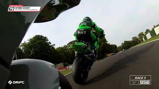 2024 Bennetts British Superbikes Round 8  Cadwell Park Race 3 onboard highlights [upl. by Aiseneg262]