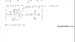 Estructuras de Lewis de los ácidos carbónico fosfórico y fosforoso [upl. by Lacagnia]