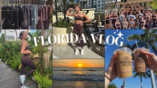 FLORIDA VLOG  tlf event beach days and exploring Florida [upl. by Leiba]