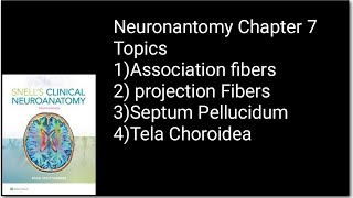 White Matter Of Cerebrum part 2Association fibersProjection FiberSeptum PellucidumTela Choroidea [upl. by Anairam]