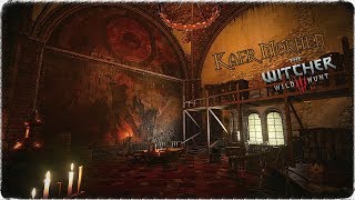 Witcher 3 Kaer Morhens Main Hall Ambient  1 Hour version  Relaxing Music   HD [upl. by Itra]