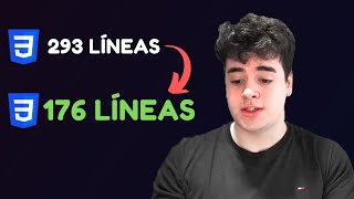 REDUCI EL TAMAÑO DE TU CSS CON ESTO [upl. by Grefer]