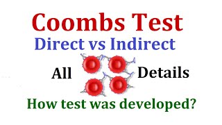 COOMBS TEST  COOMBS TEST DIRECT AND INDIRECT [upl. by Streetman]