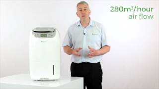 Meaco 25L Ultra Low Energy Dehumidifier Product Demo [upl. by Yojenitsirk]