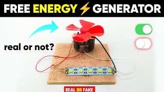 How to make free energy generator with dc motor self rotating dc motor real or fake  Amit Tech [upl. by Wichman]