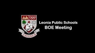 Leonia Board of Education Meeting 03142023 [upl. by Ronnica713]