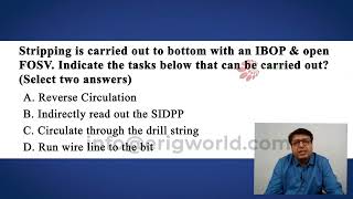 IWCF Drilling Level 4  Test Plug  Assignment Question P127 Q90  IWCF  IADC  Well Control [upl. by Pelage12]