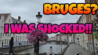 4k Walking in Bruges Belgium  One of the most beautiful places in the world [upl. by Ahsirtap]