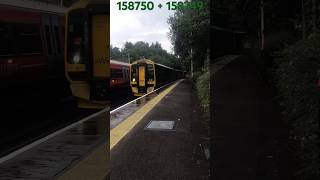 158750  158749 passing Woolston With 3 tones [upl. by Salinas]