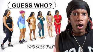 SHE HAD 270 BODIES AT 21😱… REACTING TO GUESS WHO HAS A ONLYFANS [upl. by Vilberg]