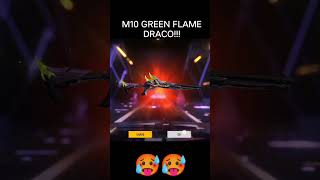 I FINALLY PURCHASED M1014 GREEN FLAME DRACO freefire gaming freefiremax garenafreefire free [upl. by Burd]