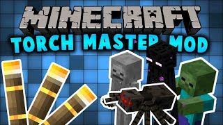 Minecraft  TORCH MASTER MOD  Mod Showcase 1112 [upl. by Henson]