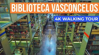 The library of the future Walk with me through Vasconcelos Library in Mexico City [upl. by Leighton]