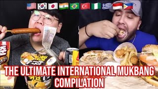 the ULTIMATE international mukbang compilation [upl. by Llecrup739]