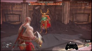 God of War Valhalla King Hrolf Kraki Berserker Boss Fight Give Me Mastery [upl. by Krall]