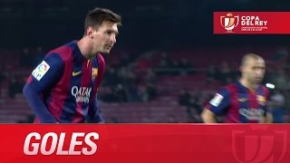 Todos los goles de FC Barcelona 50 Elche CF  HD Copa del Rey [upl. by Scotney]