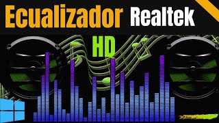 Ecualizador Realtek high definition audio  Realtek como funciona [upl. by Bencion93]