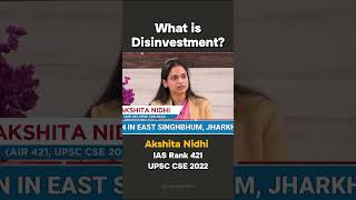 What is Disinvestment  Akshita Nidhi  shorts [upl. by Niatsirt]