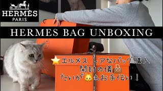 HERMES BAG UNBOXING エルメスの人気バッグ開封の儀 hermes hermesbag エルメス [upl. by Araec]