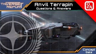 Star Citizen Anvil Terrapin QampAs  Verse Report DeutschGerman [upl. by Glennon723]