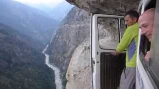 Insane Bus Ride in The HimalayasGetting To The Mountains Is Exciting As Climbing Them [upl. by Gregrory]