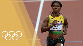 ShellyAnn FraserPryce JAM  Womens 100m  Champions of London 2012 [upl. by Thorndike]