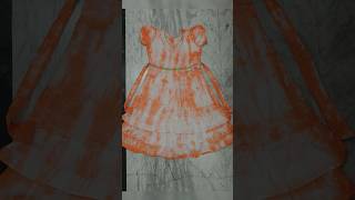 VAISAKHI SPECIAL TIEDYE DRESS 👗 viral youtubeshorts tiedye diy [upl. by Reyem380]