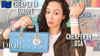 5 Differences Luxury Shopping USA VS EUROPE WHO HAS BETTER SERVICE [upl. by Kriss667]