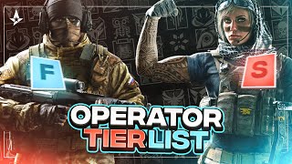 Rainbow Six Siege Operator Tierlist Operation High Calibre  Rainbow Six Siege [upl. by Anon]