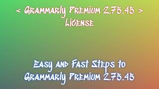 Install Grammarly Premium 25045 Latest Version on PC 2024 [upl. by Tebor]