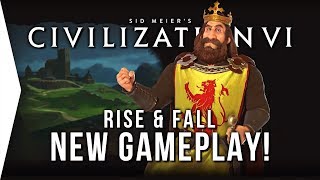 Civilization VI Rise amp Fall ► New Civ 6 Gameplay Features [upl. by Swor852]