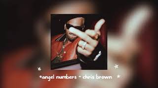 angel numbers  chris brownsped up [upl. by Alix]