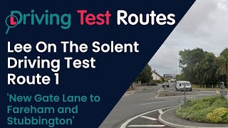 Lee On The Solent Driving Test Route 1 [upl. by Kerrin]