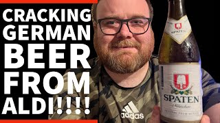 Spaten Münchner Hell MünchenPremium Lager 52�VGerman Beer Review aldifinds [upl. by Carrnan]