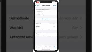 My Rinkel  iPhone  Doorschakelen naar antwoordservice [upl. by Aicined829]